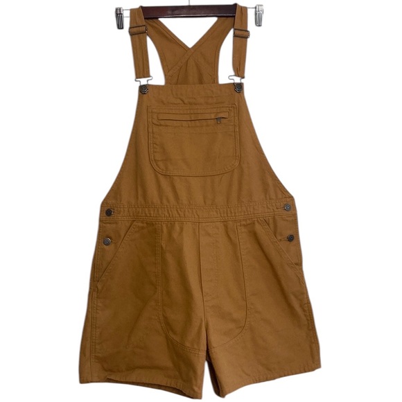 Patagonia Pants - Patagonia Stand Up Overalls Womens Large Umber Organic Cotton Canvas Shortalls